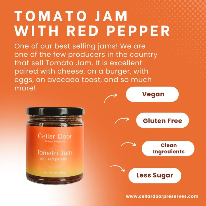 Tomato Jam with Red Pepper