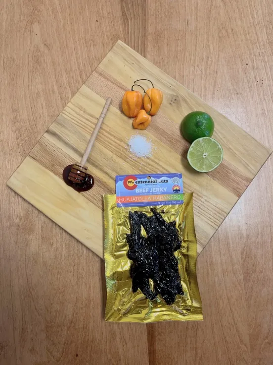 3.5 oz Huajatolla Habanero Beef Jerky