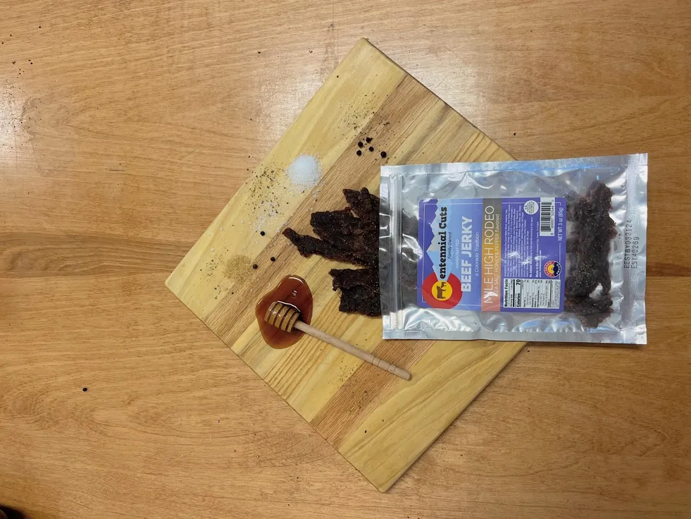 3 oz Mile High Rodeo Sea Salt, Honey and Pepper Jerky
