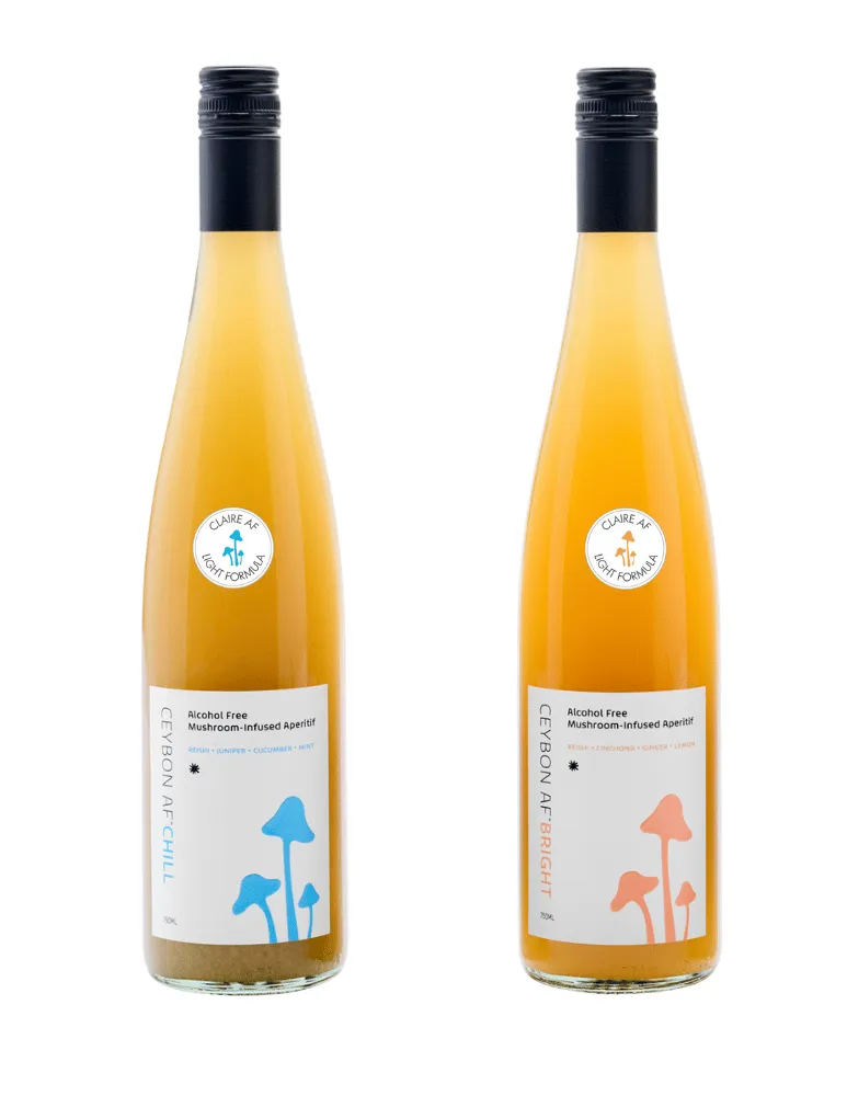 Bright Claire AF: Alcohol-Free, Mushroom-infused Aperitif