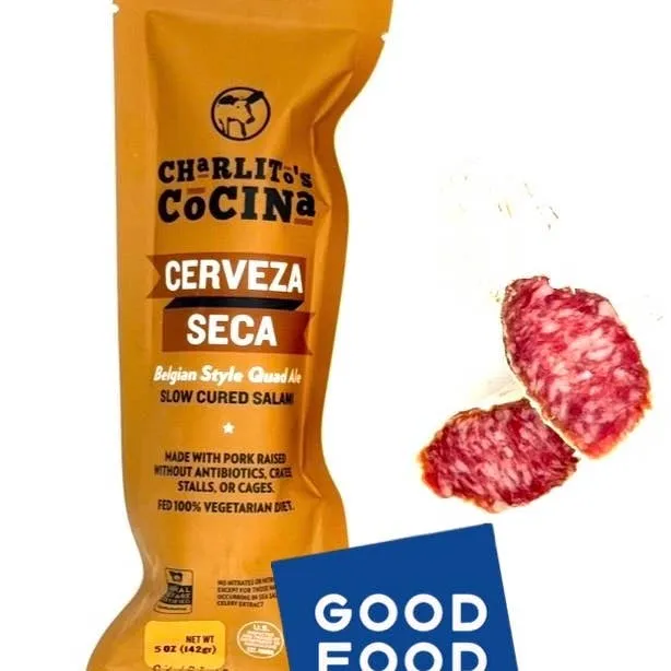 Cerveza Seca - Slow Cured Belgian Style Quad Ale Salami