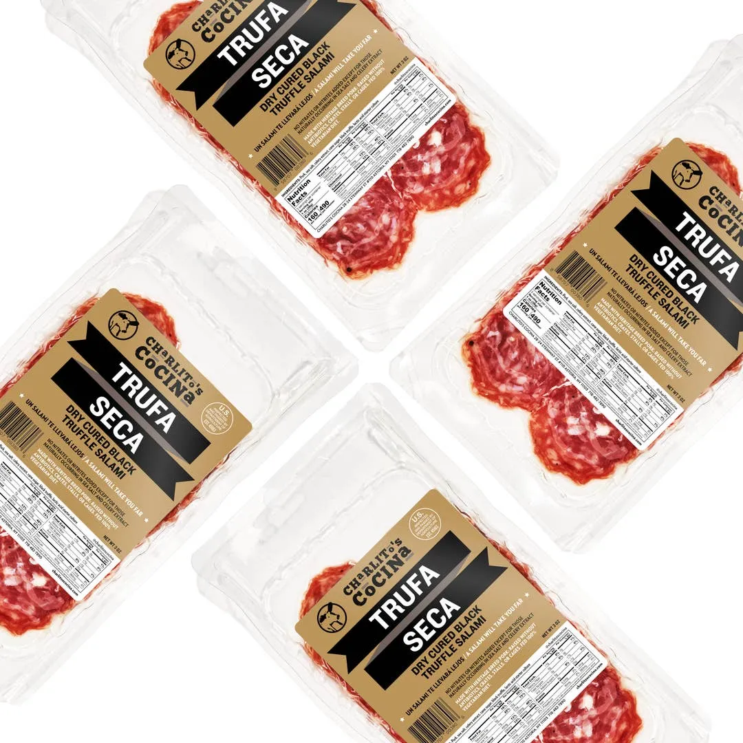 Trufa Seca - Slow Cured Black Truffle Salami Pre-Sliced