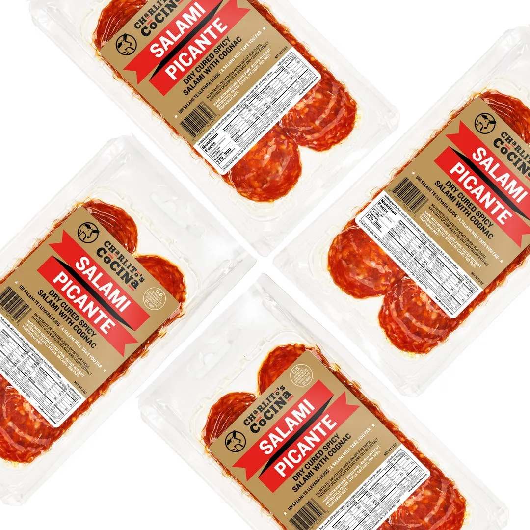 Salami Picante - Slow Cured Spicy Salami w/ Cognac PreSliced