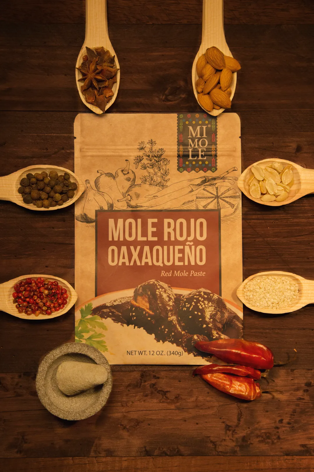 Mole Rojo De Oaxaca New! 8oz