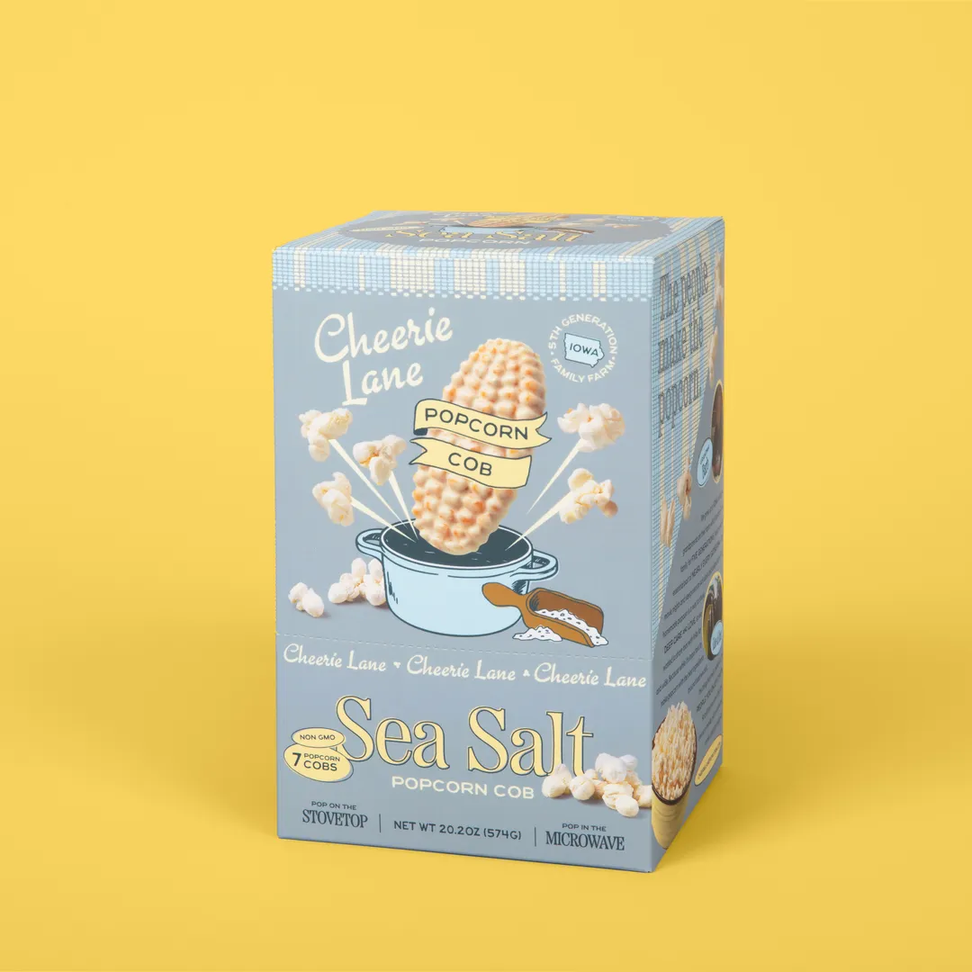 Sea Salt Popcorn Cob