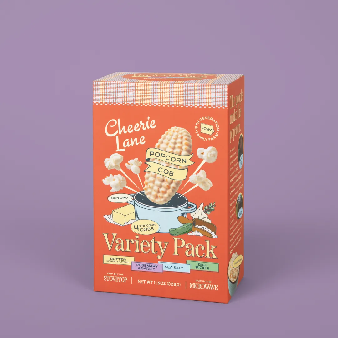Popcorn Cob Flavor Variety 4-Pack