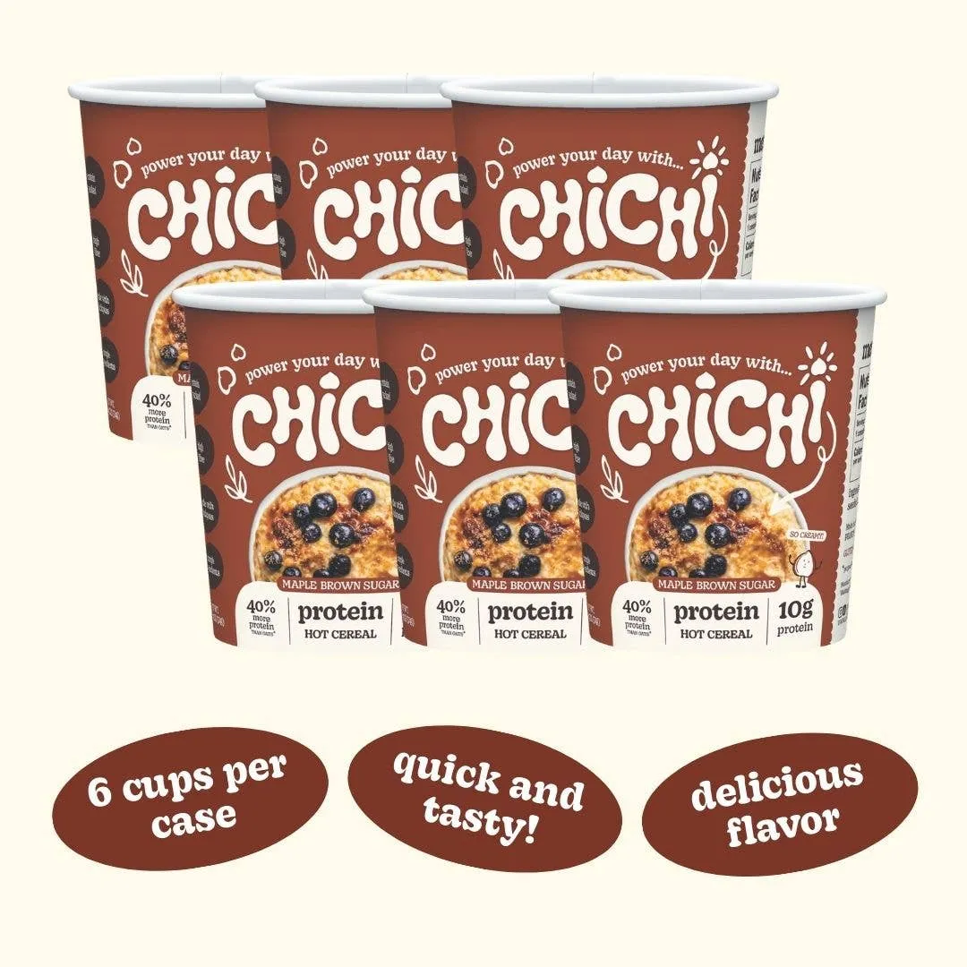ChiChi Maple Brown Sugar Hot Cereal Cup | 10g Protein
