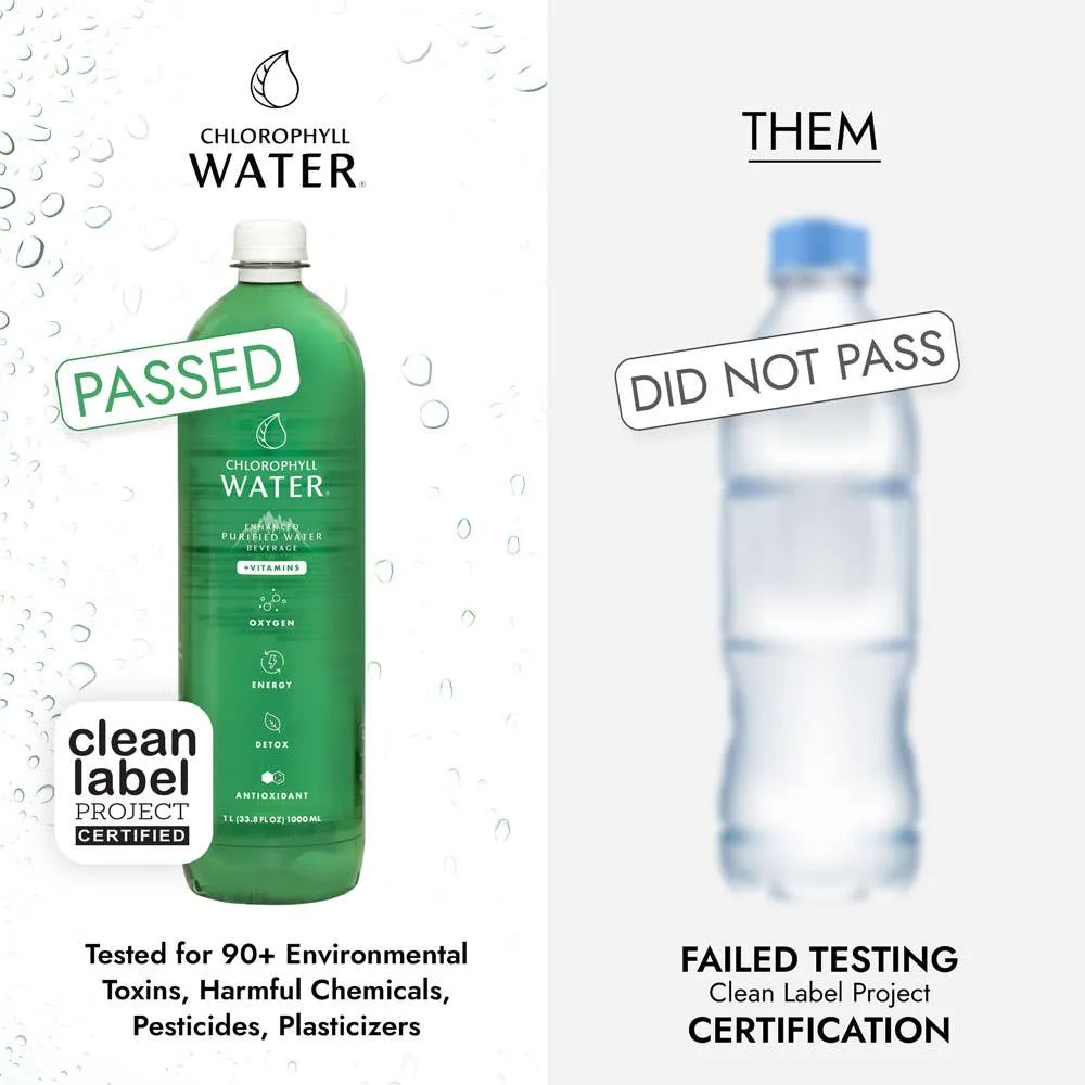 Chlorophyll Water 1 Liter (Made from 100% Recycled Plastic)