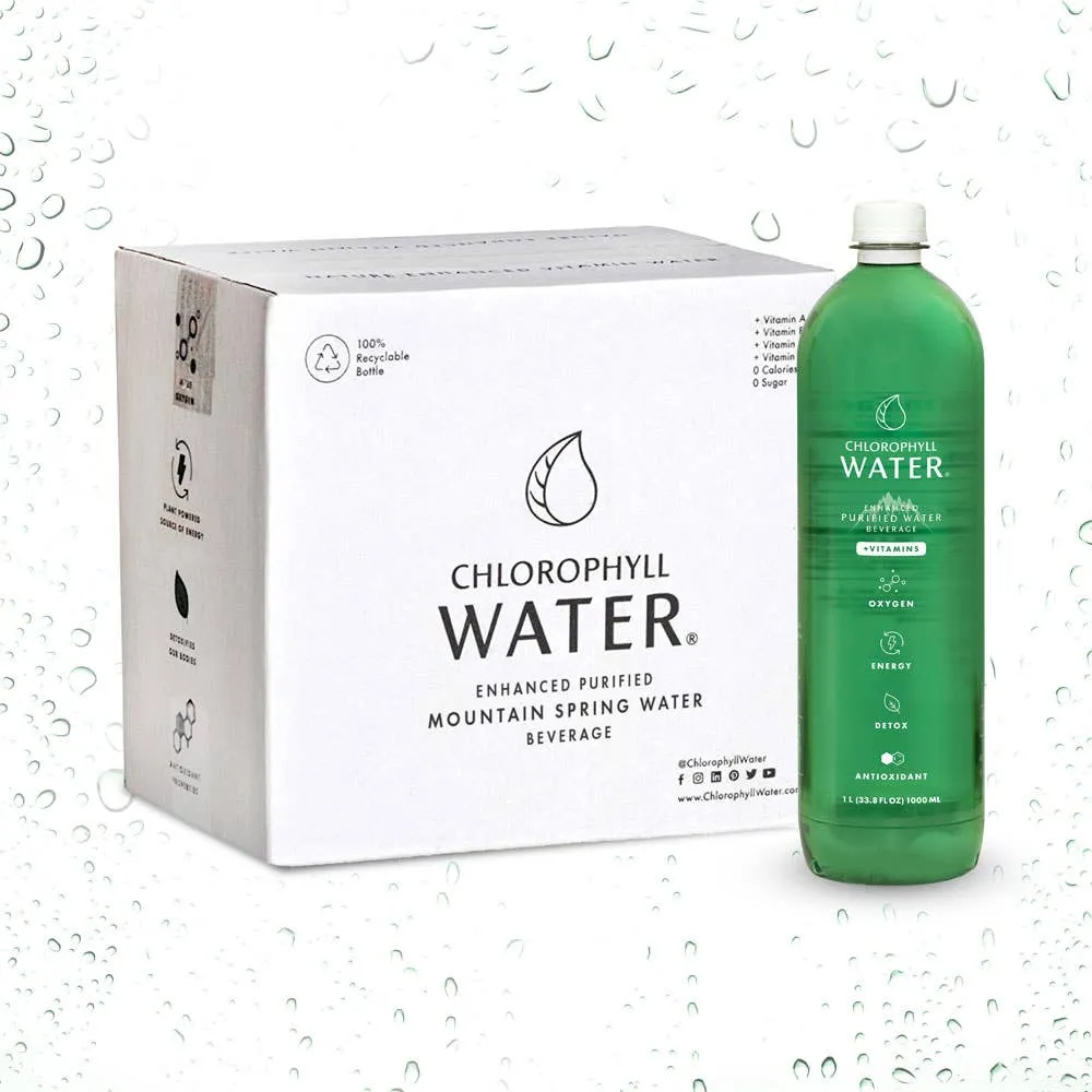 Chlorophyll Water 1 Liter (Made from 100% Recycled Plastic)