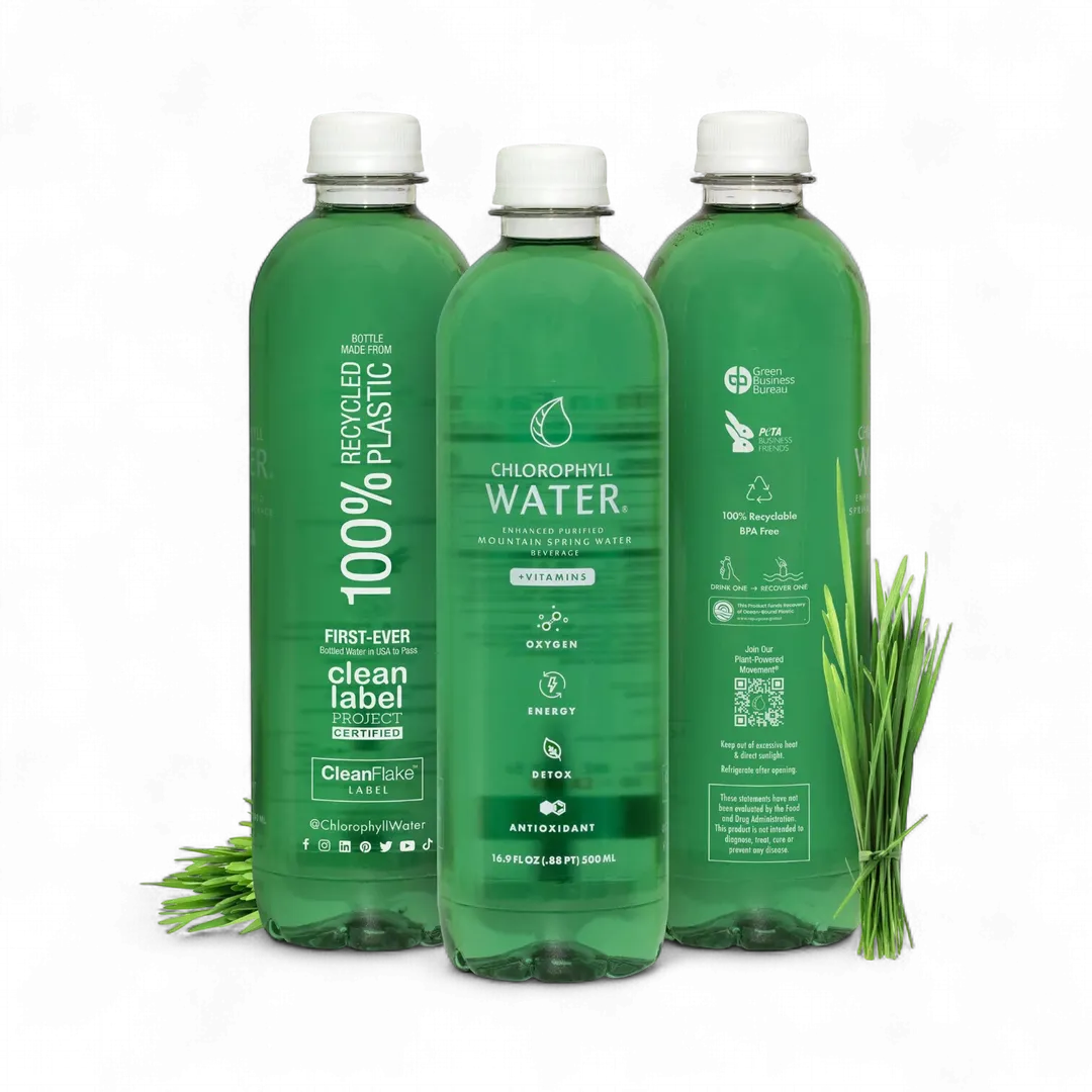 Chlorophyll Water (Ultra-Purified w/ Essential Vitamins)