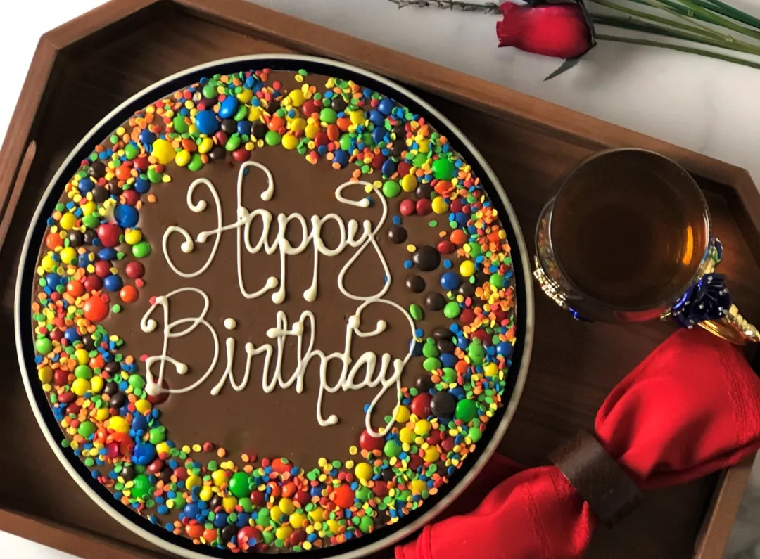 Chocolate Pizza - Happy Birthday