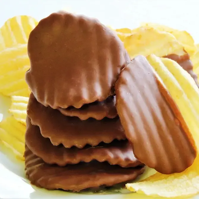 Chocolate Covered Potato Chips