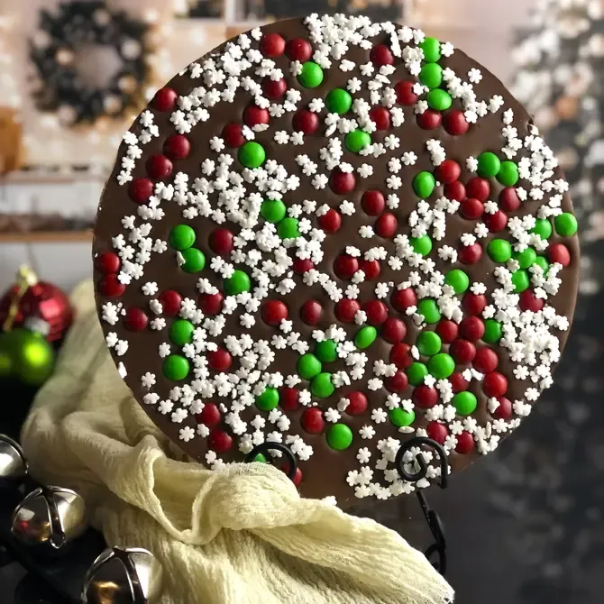 Chocolate Pizza - Snowflake
