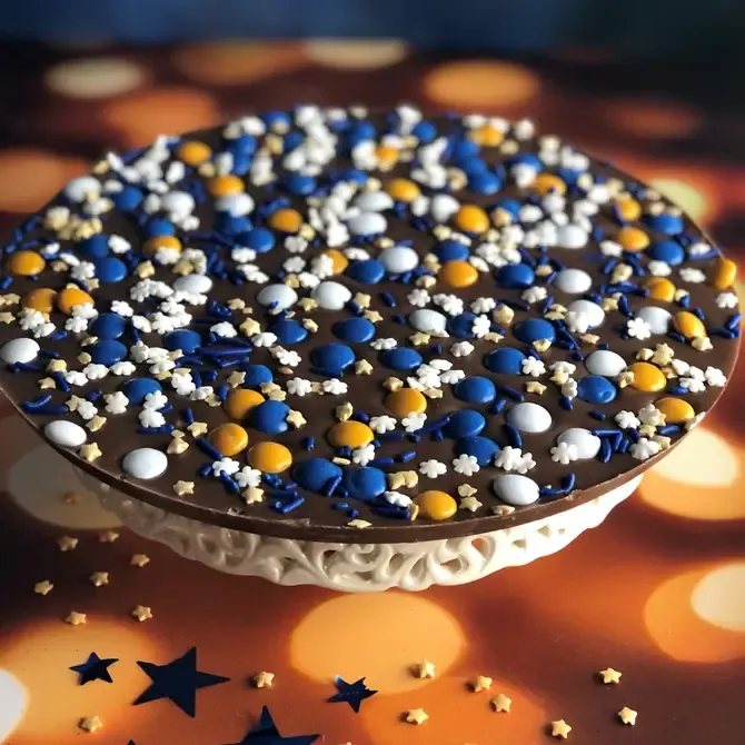 Chocolate Pizza - Starry Night