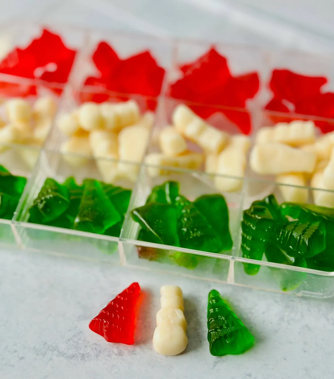 Alabanese Christmas Tree & Snowman Gummy Box