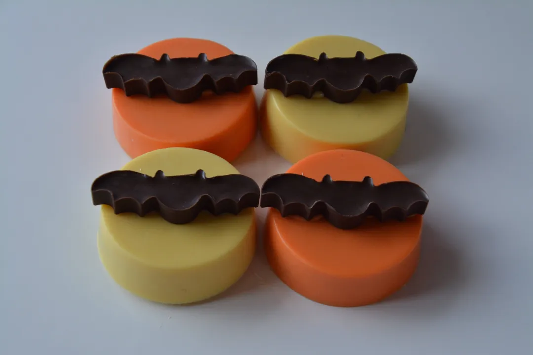 Bat Themed Chocolate Covered Oreo Cookies 