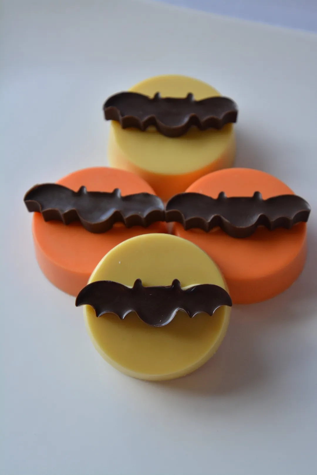 Bat Themed Chocolate Covered Oreo Cookies 