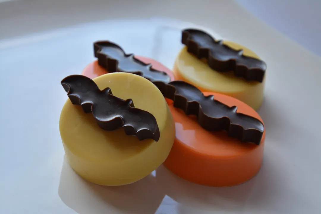 Bat Themed Chocolate Covered Oreo Cookies 