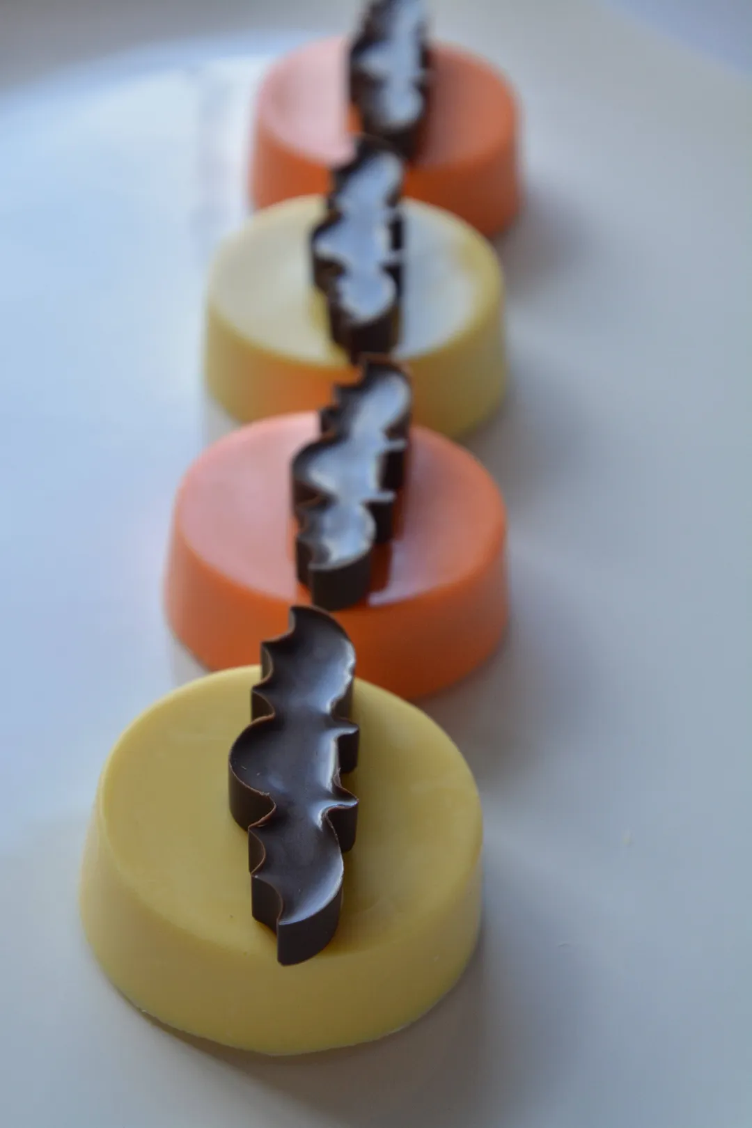 Bat Themed Chocolate Covered Oreo Cookies 