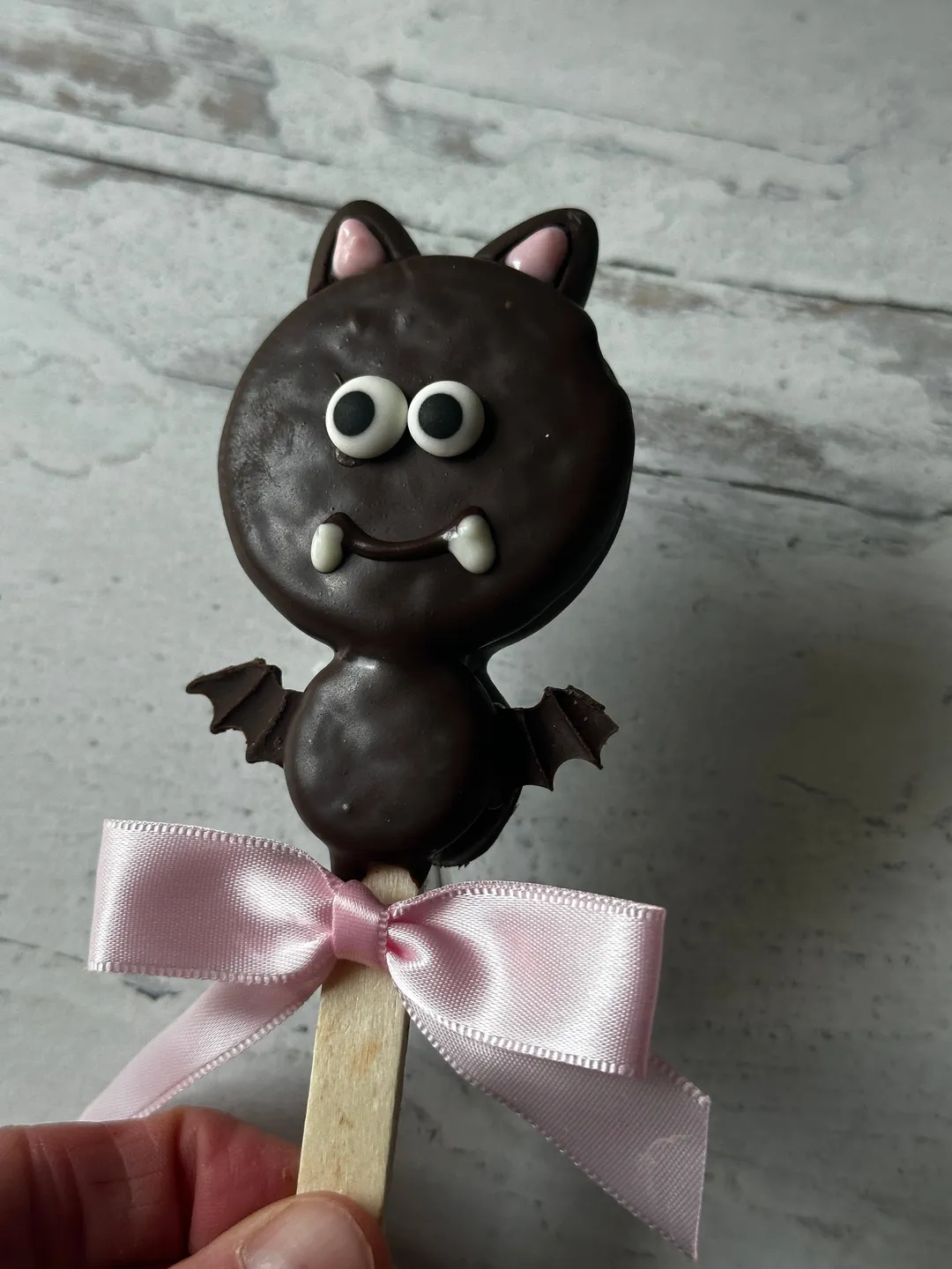 Bat Themed Dipped Oreo Pop 