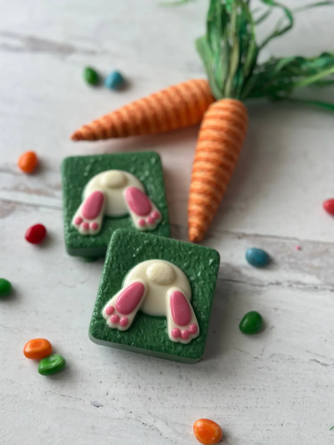 Bunny Butt Chocolate Covered Gram Crackers