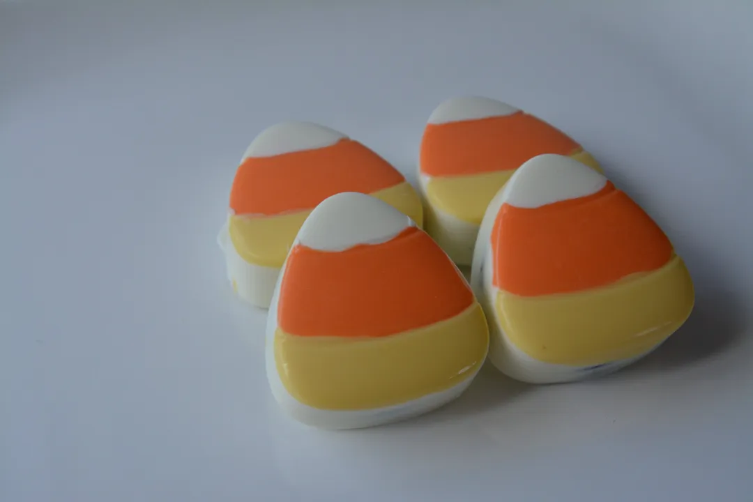 Candy Corn shaped Chocolate Covered Oreo