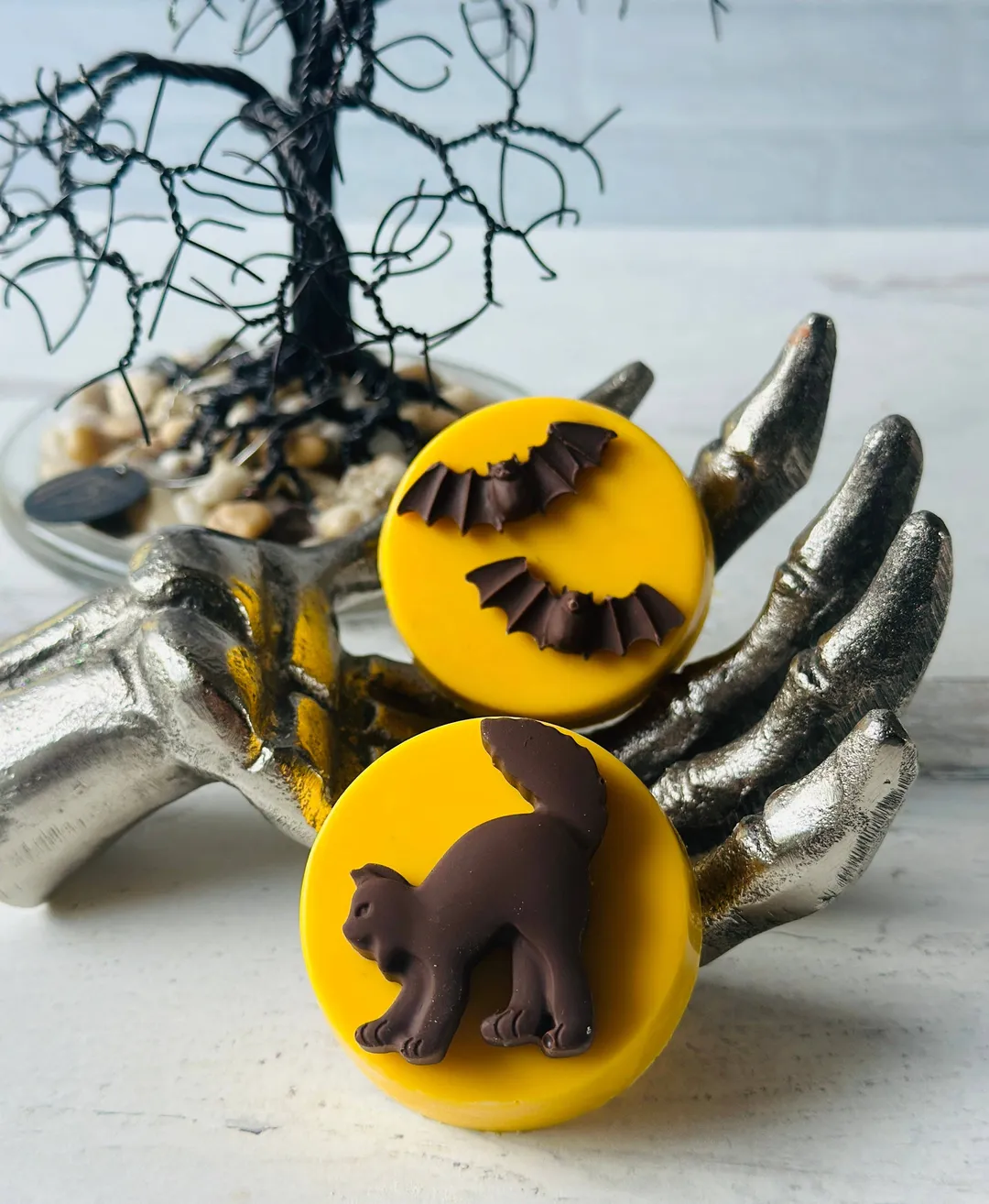 Cats & Bats Halloween Chocolate Covered Oreos 