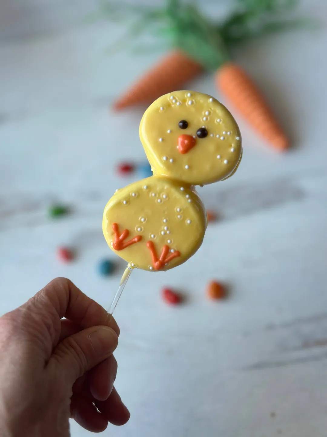 Chick Marshmallow Lollipop 