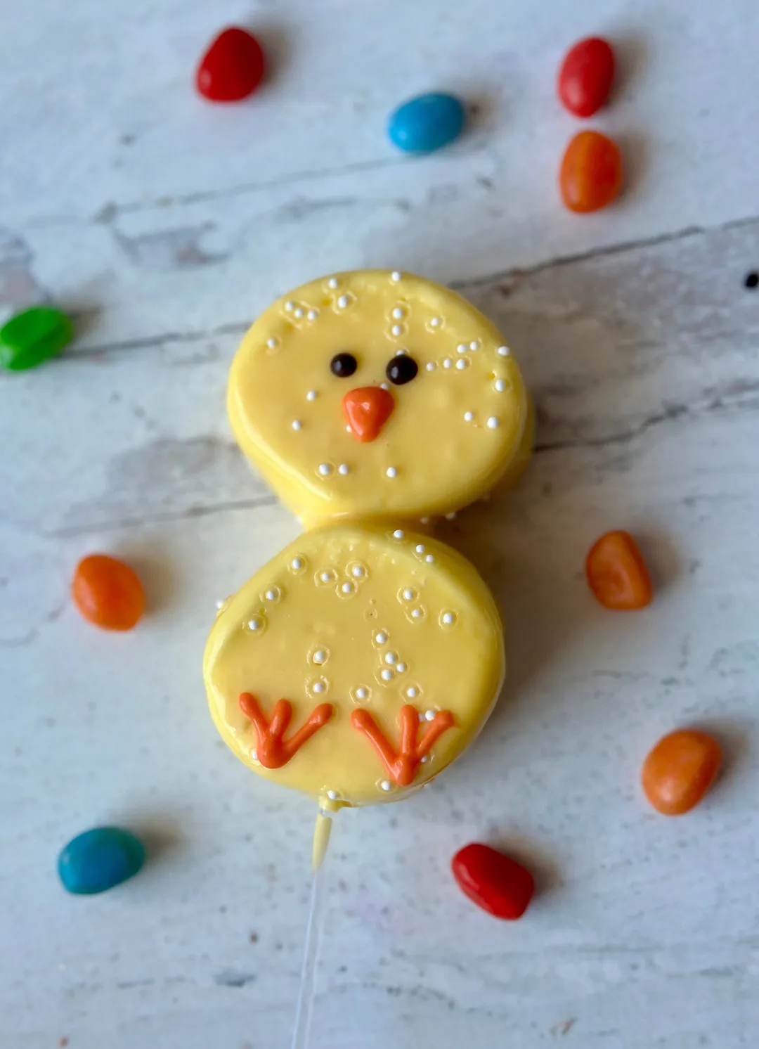 Chick Marshmallow Lollipop 