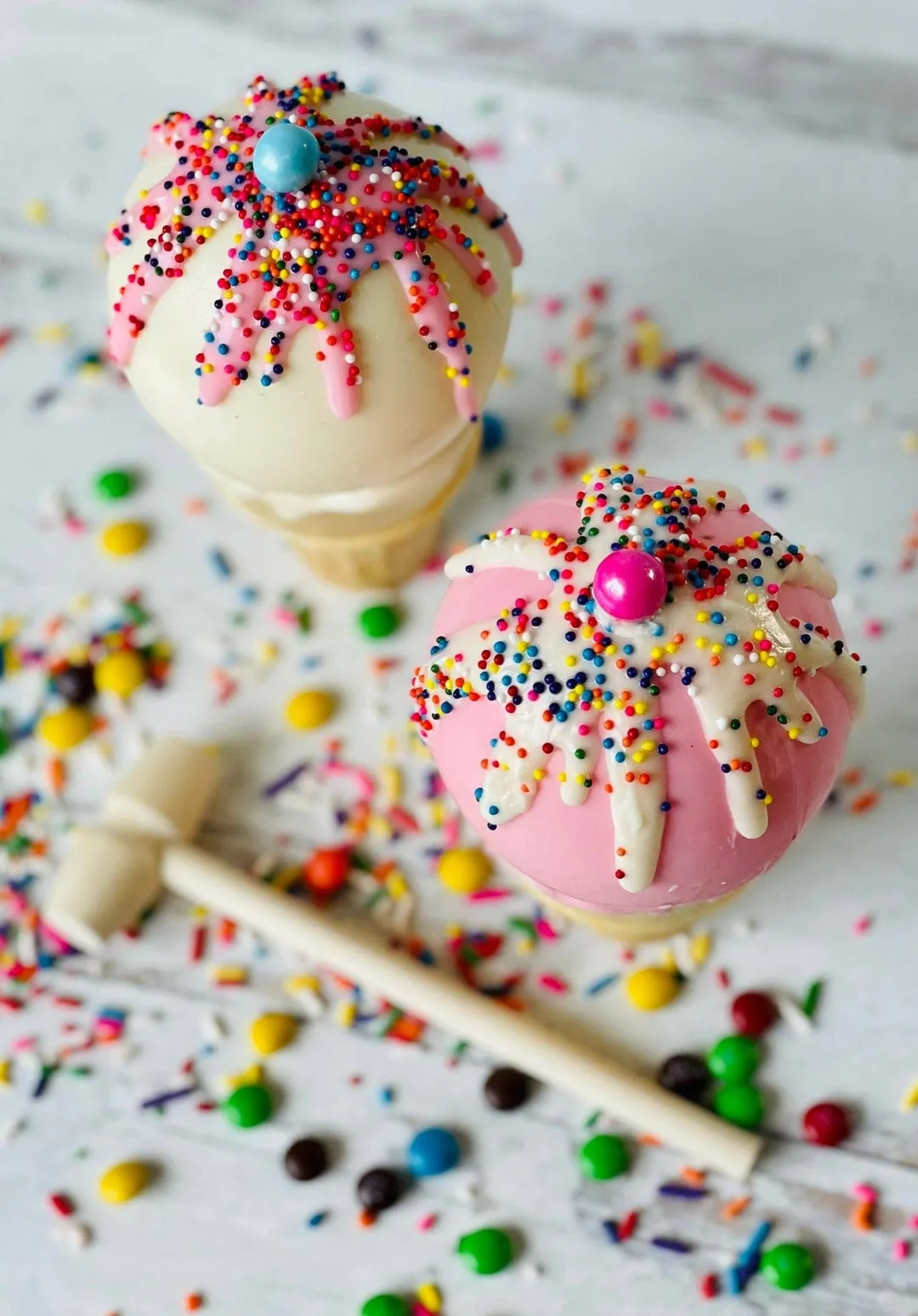 Chocolate Breakable Ice Cream Cones 