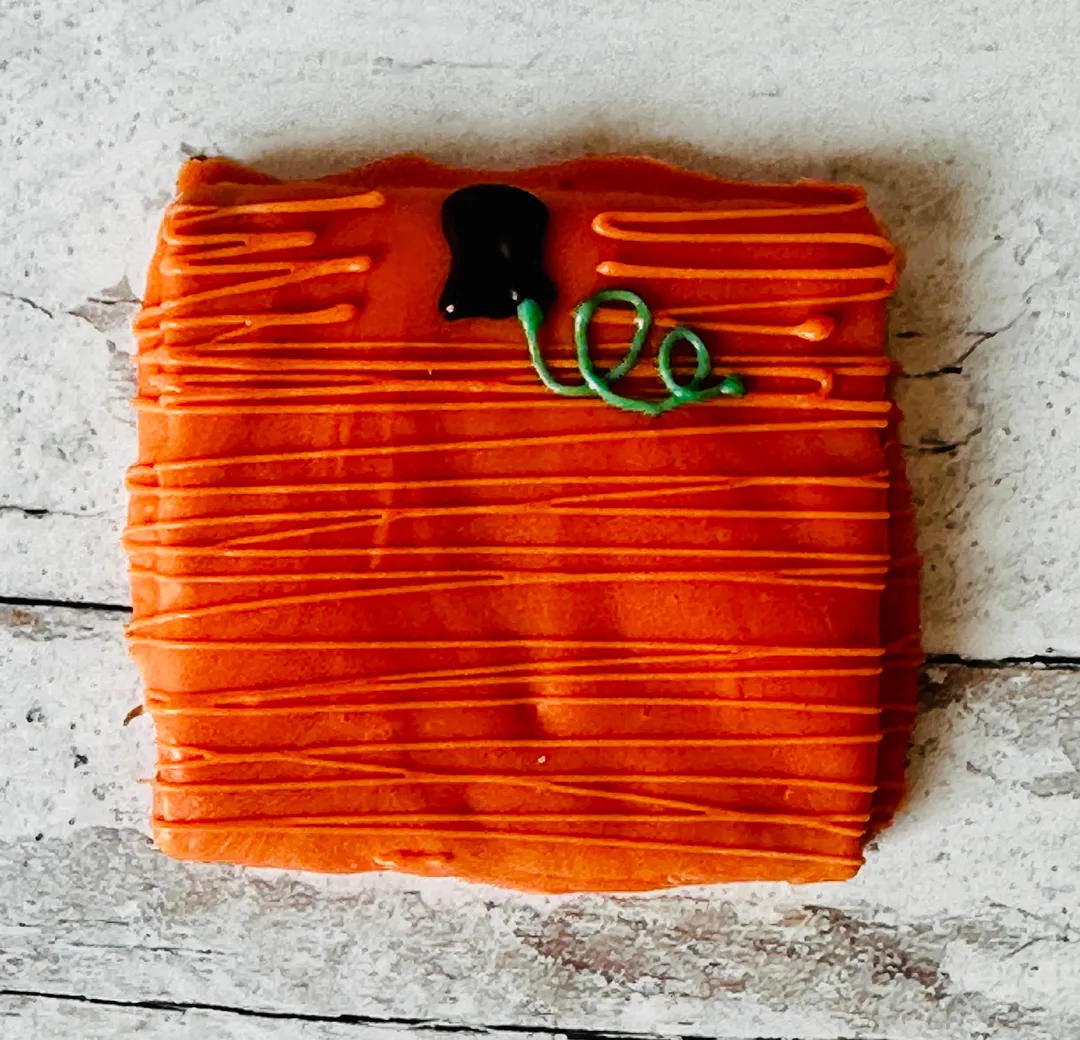 Chocolate Covered Graham Cracker Pumpkin