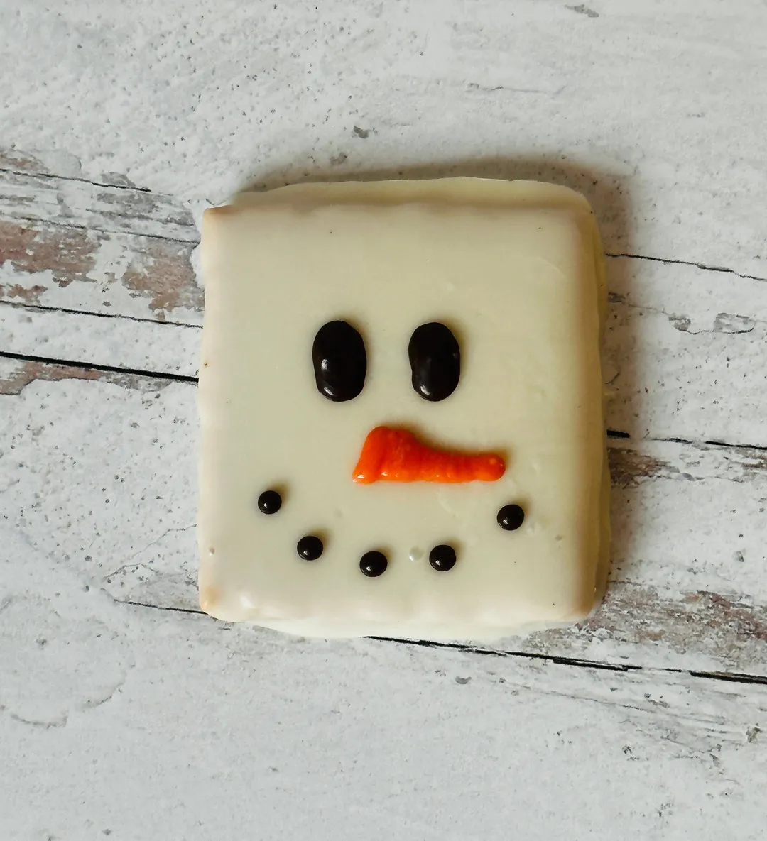 Chocolate Covered Graham Snowman