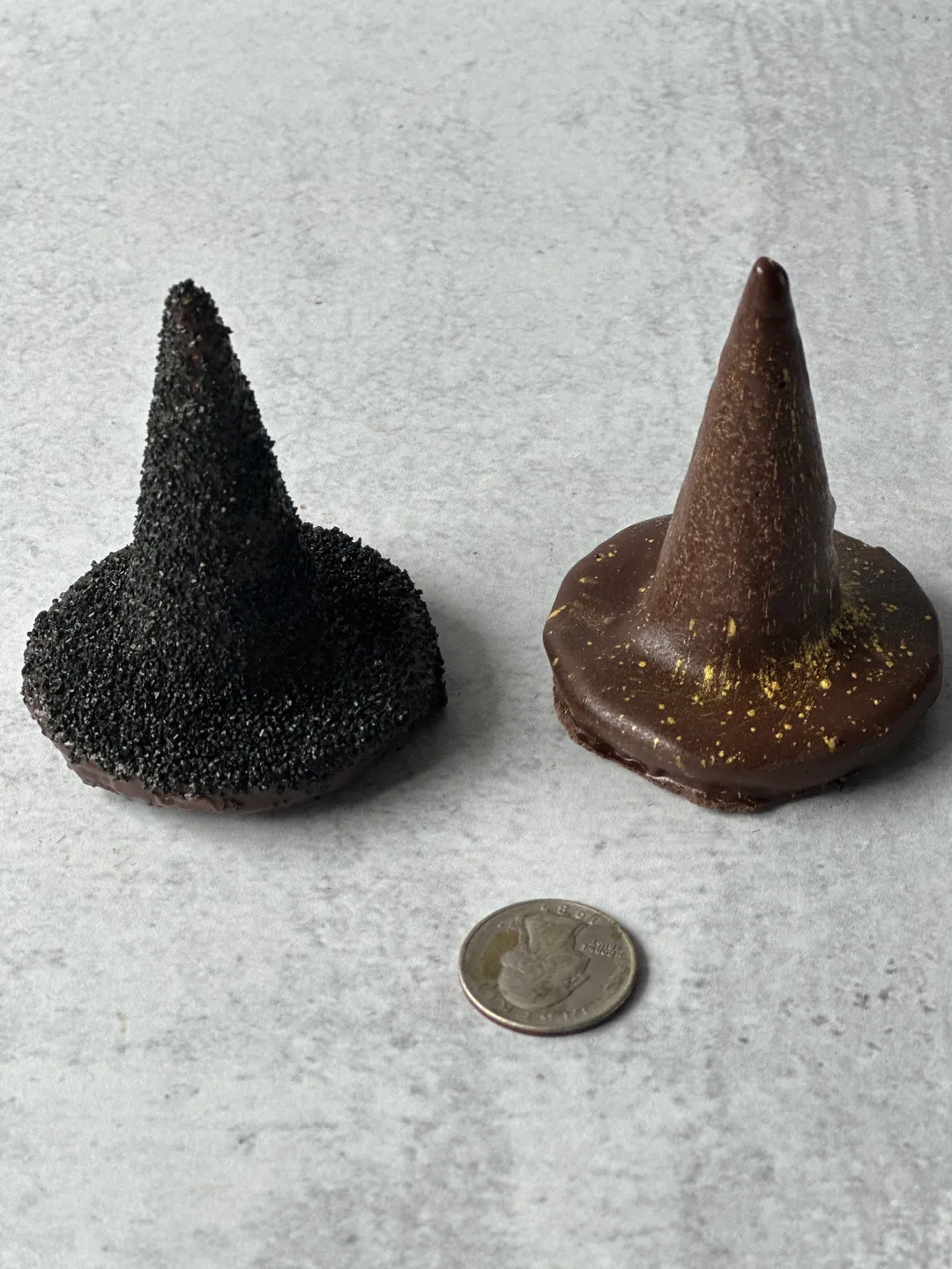 Chocolate Dipped Witch Waffle Cone