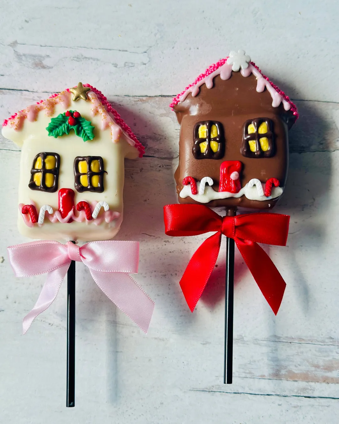 Christmas House Chocolate Covered Marshmallows