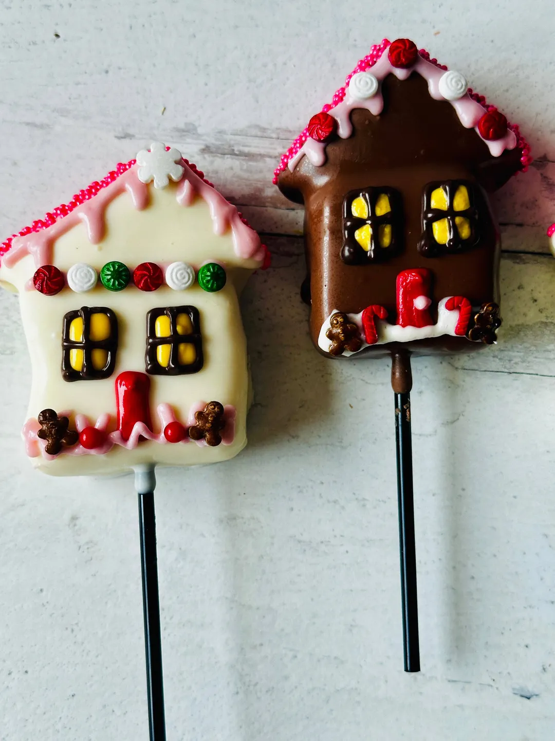 Christmas House Chocolate Covered Marshmallows