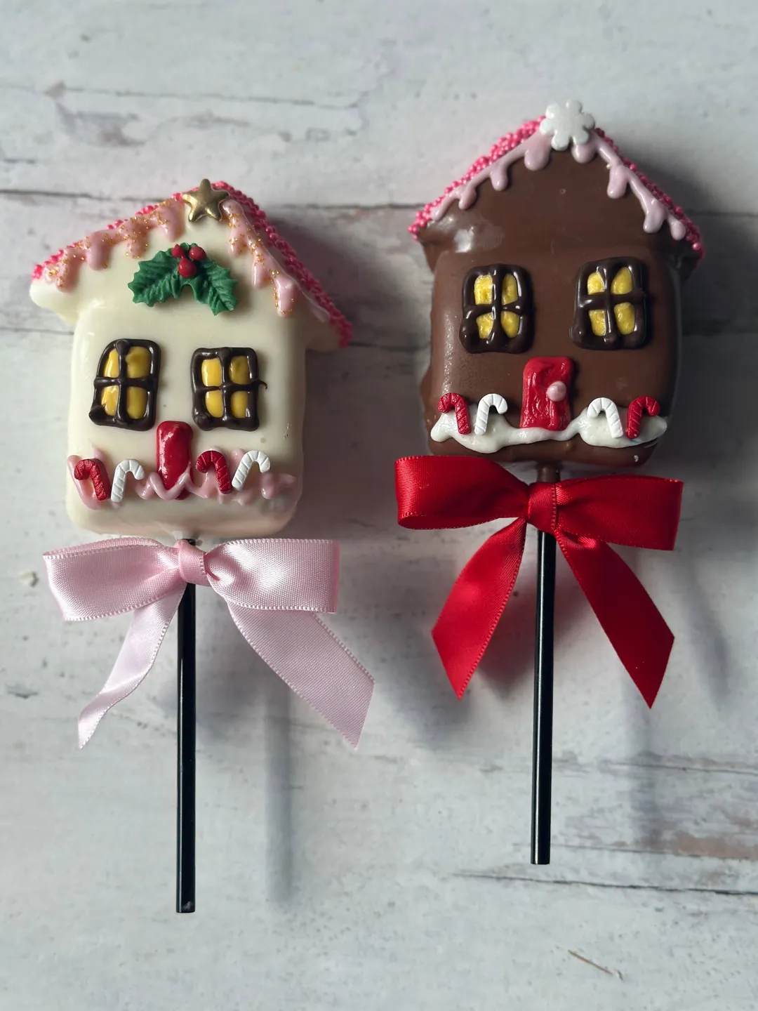 Christmas House Chocolate Covered Marshmallows