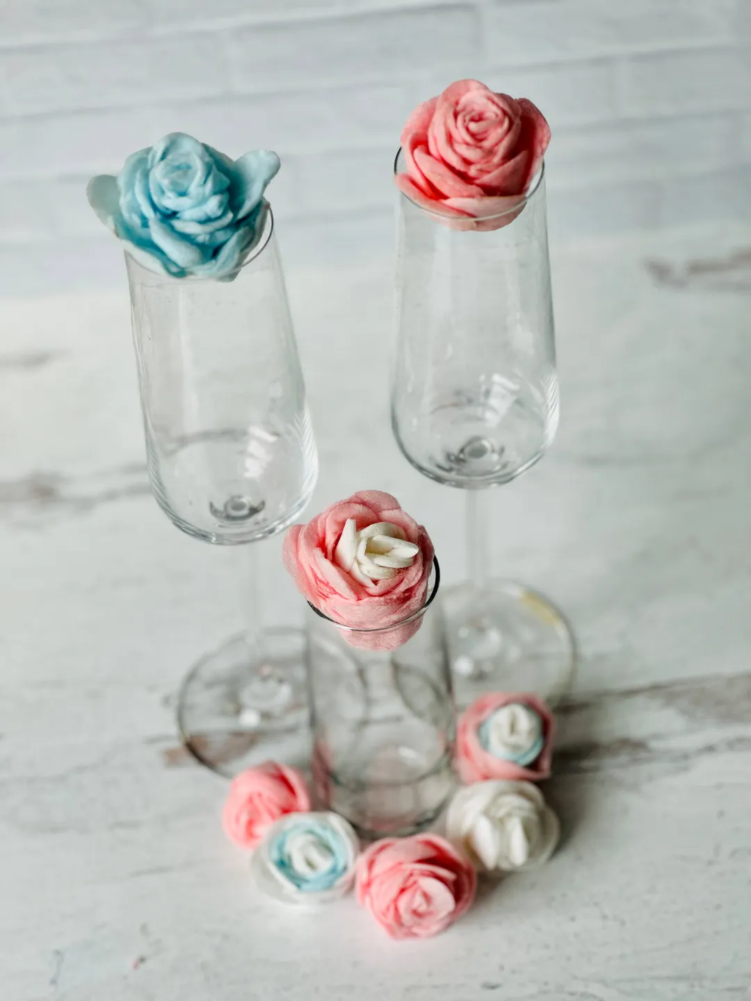 Cotton Candy Roses