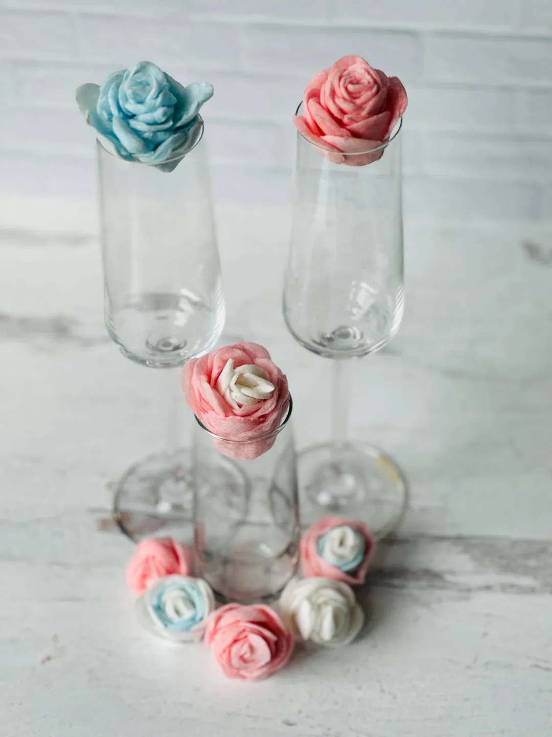 Cotton Candy Roses