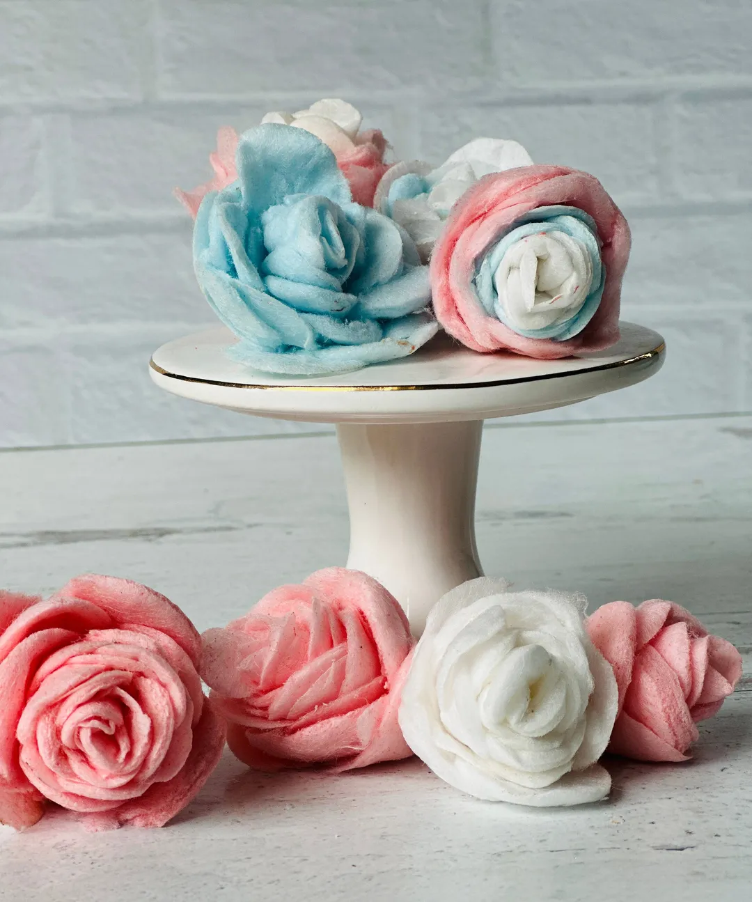 Cotton Candy Roses