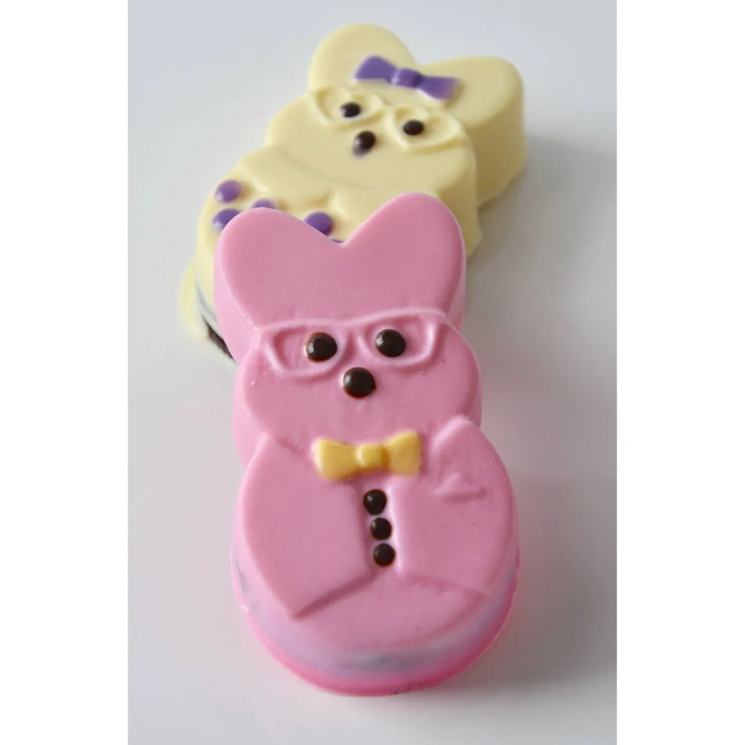 Easter Bunny Chocolate Covered Oreos 