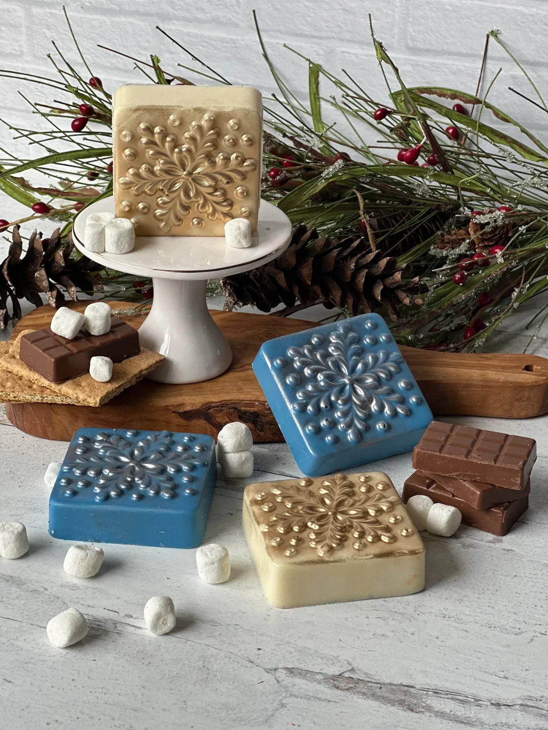 Gourmet Snowflake Smores