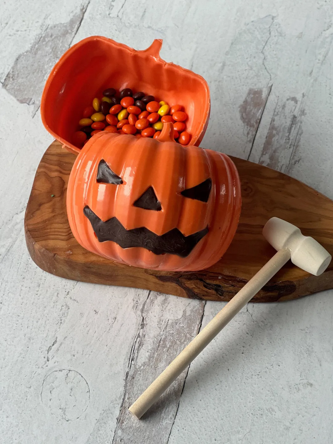 Halloween Jack O Lantern Pumpkin Breakable Smash Chocolate