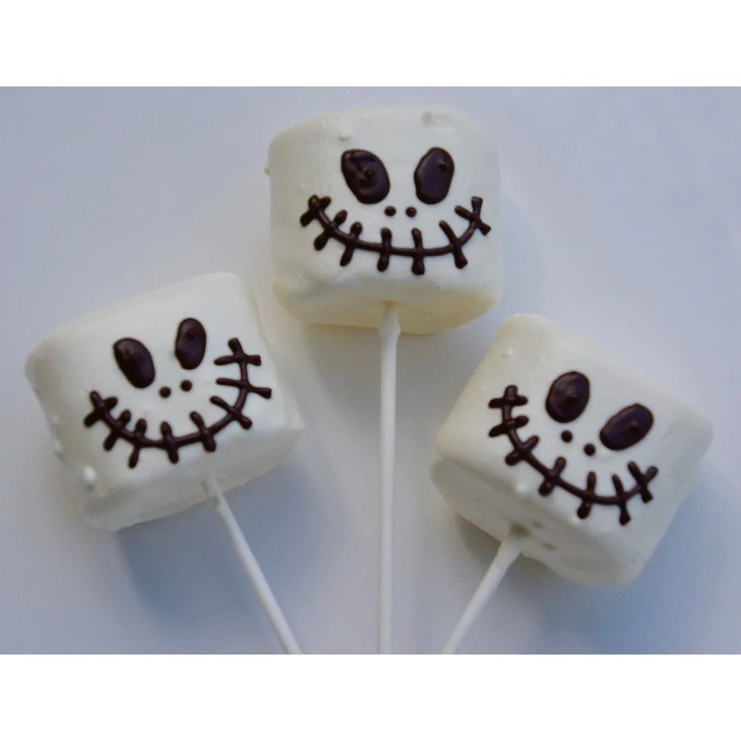 Halloween Skull Giant Chocolate Covered Marshmallows 