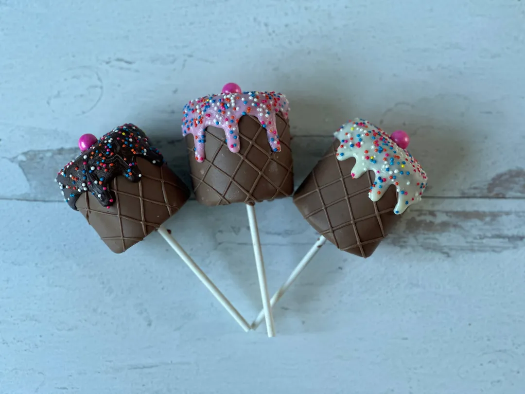Jumbo Chocolate Dipped Marshmallows