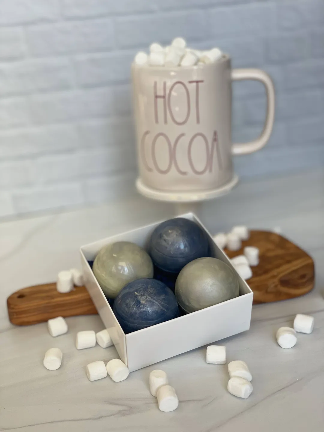 Mini Hot Chocolate Bombs, Chocolate Bombs (Set 0f 4)
