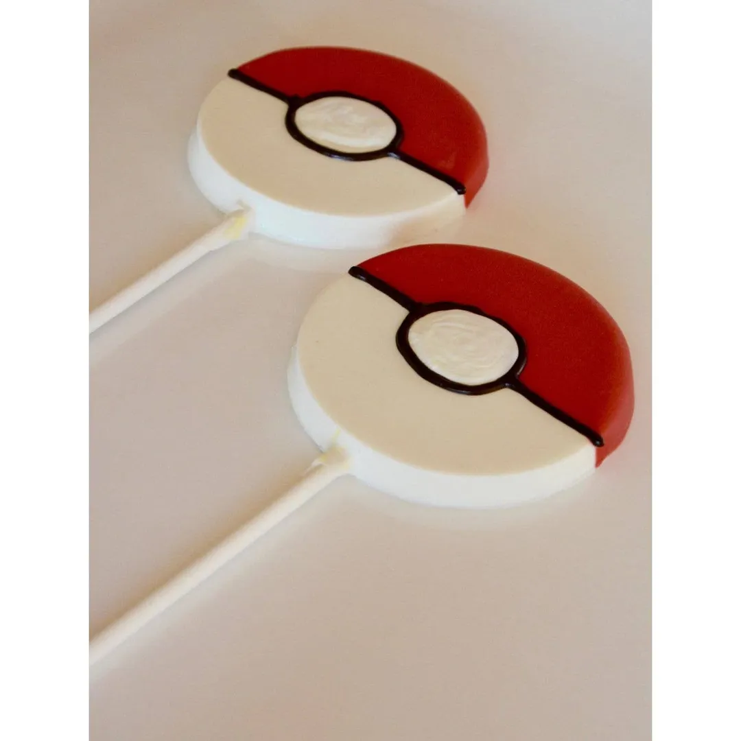 Pokemon Chocolate Lollipops 