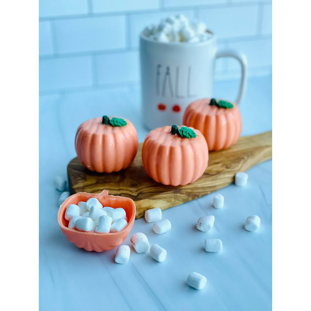 Pumpkin Hot Chocolate Bombs