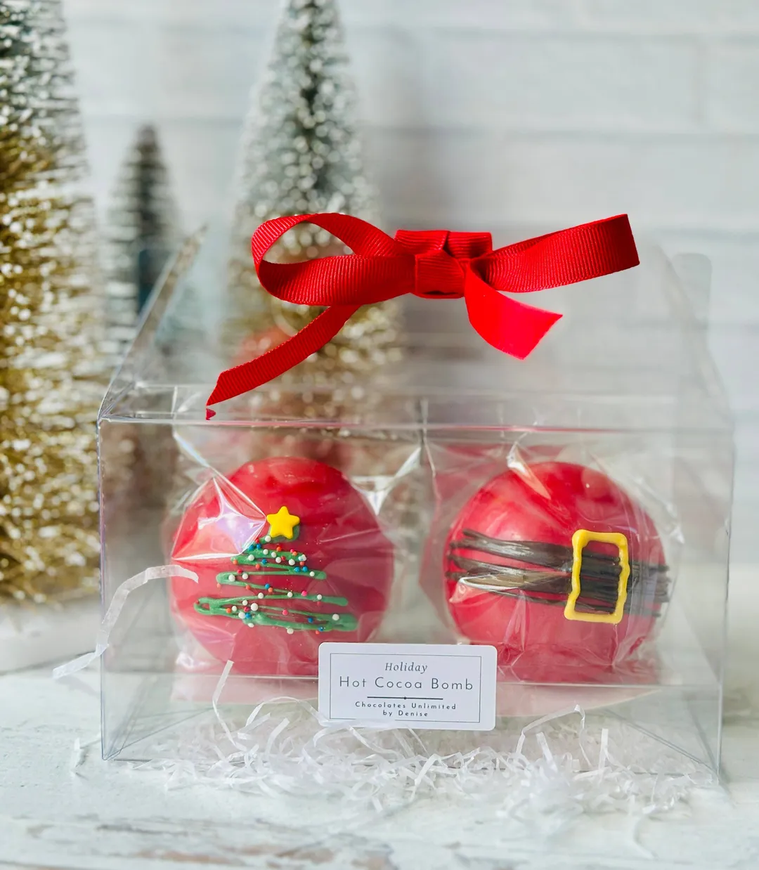 Santa Themed Cocoa Bombs variant