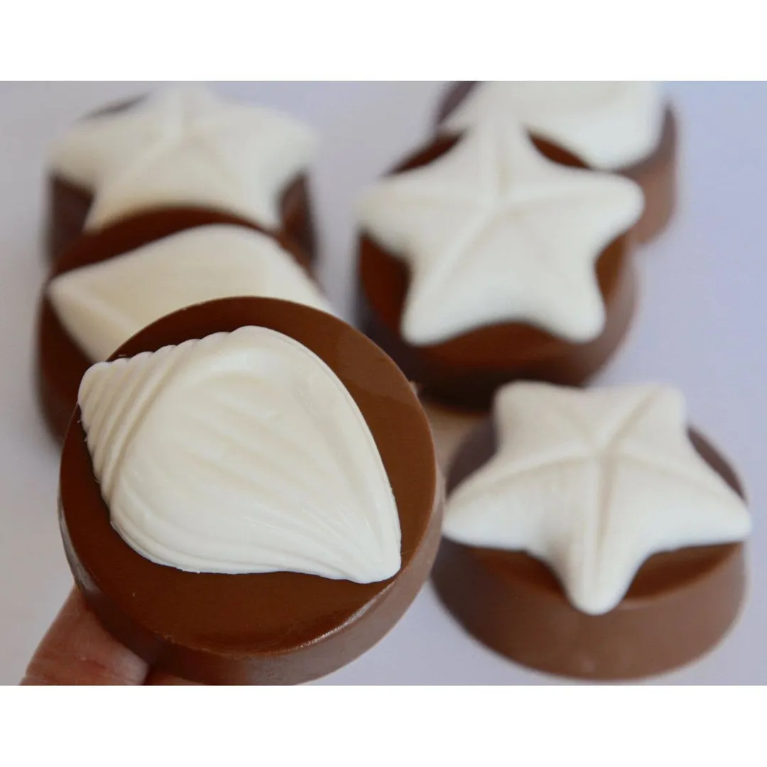 Seashell Chocolate Covered Oreos (Set of 4)