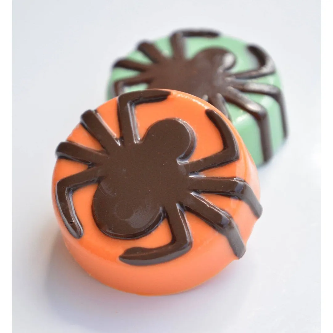Spider Themed Chocolate Covered Oreos 
